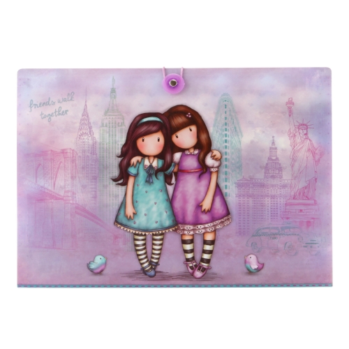 Carpeta para documentos - Friends walk together