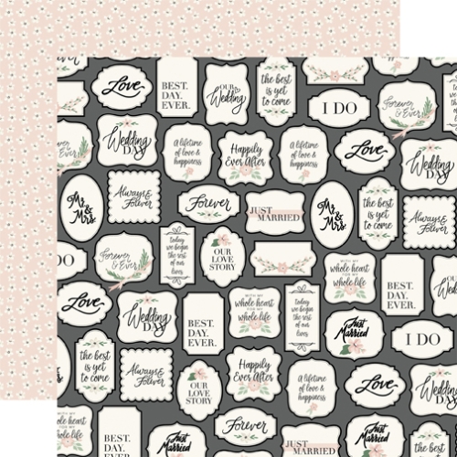 PAPEL  WEDDING DAY - LOVE TAGS