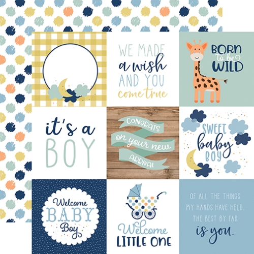 PAQUETE DE PAPELES DECORADOS - COLECCIÓN COMPLETA - BABY BOY - Imagen 7