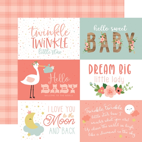 PAQUETE DE PAPEL DECORATIVO - COLECCIÓN COMPLETA - BABY GIRL - Imagen 2