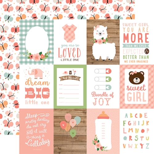 PAQUETE DE PAPEL DECORATIVO - COLECCIÓN COMPLETA - BABY GIRL - Imagen 9