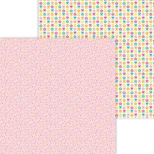 PAPEL 12X12 - HEY CUPCAKE - cupcake sprinkles