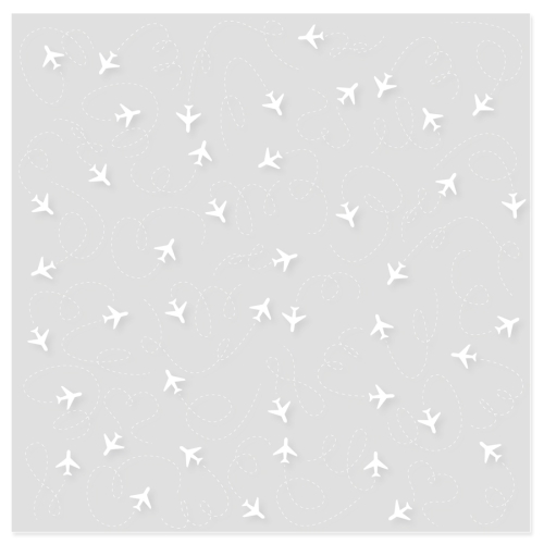 Acetato Aviones 12X12"