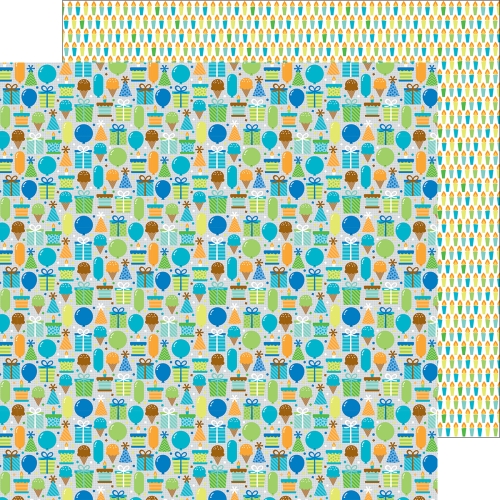 PAPEL 12X12 - DRAGON TAILS - PARTY TIME