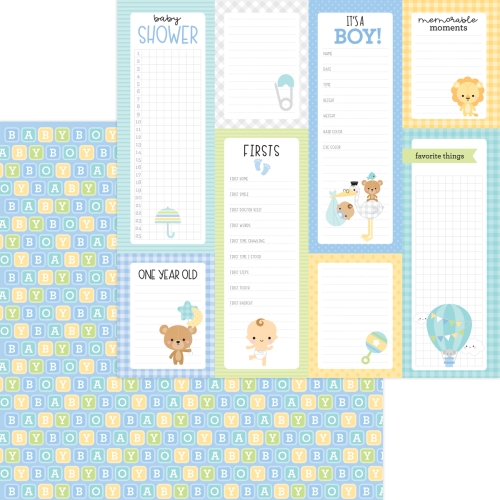 Papel 12x12 - Baby Blocks - Special Delivery