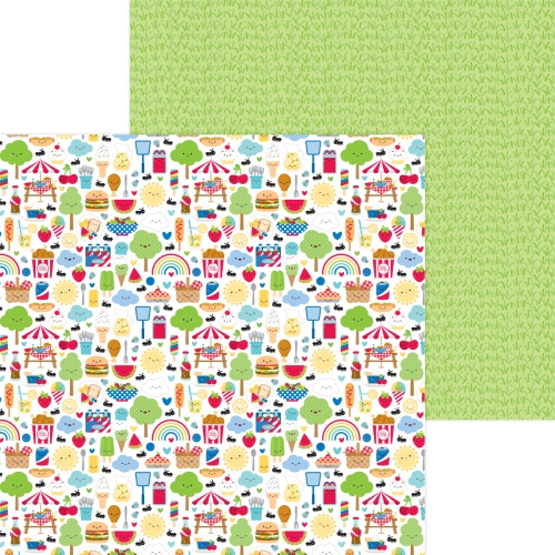 Papel 12 x12 - Bar-B-cute - Bar-B-cute