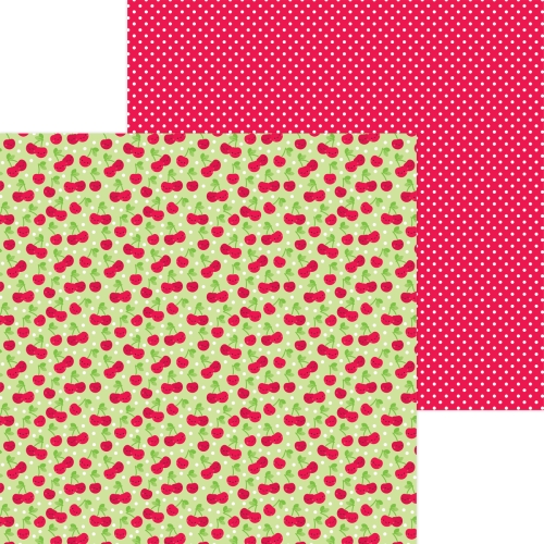 Papel 12 x12 - cherry sweet - Bar-b-cute