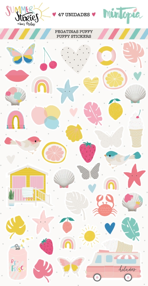 Pegatinas puffy - Summer Stories