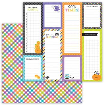 Papel 12x12 - boo-tique plaid