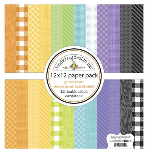 Paper pad 12x12 - Petit Prints - Ghost Town