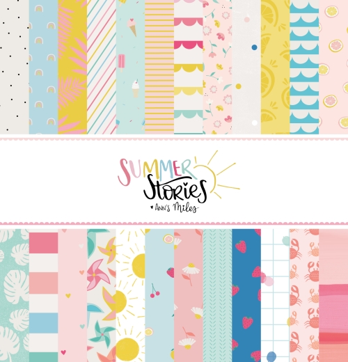 Block de papeles 12x12 - Summer Stories