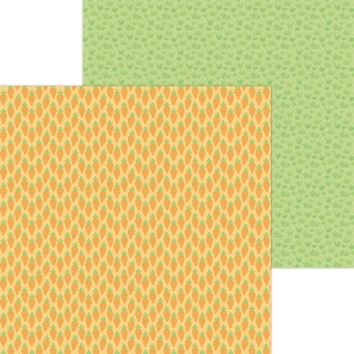 Papel 12 x12 - baby carrots - Hippity hoppity