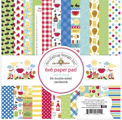 Paper Pad - 6x6 - Bar-b-cute