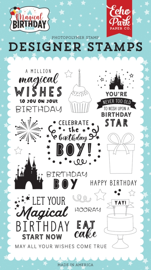 Sello - Wishes come true - Magical birthday boy