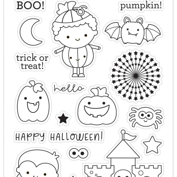 Combo Sello y suaje coordinado - -happy-halloween