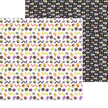 Papel 12x12 - bugs and hisses - Happy hauting