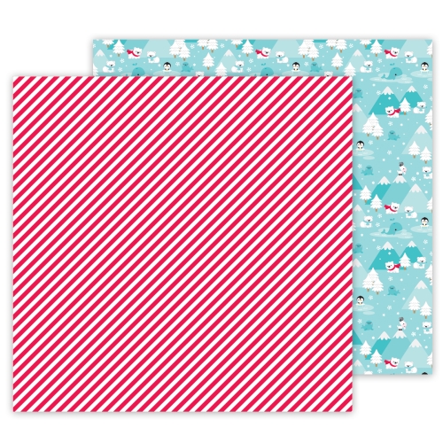 Papel - candy-cane - Let it Snow