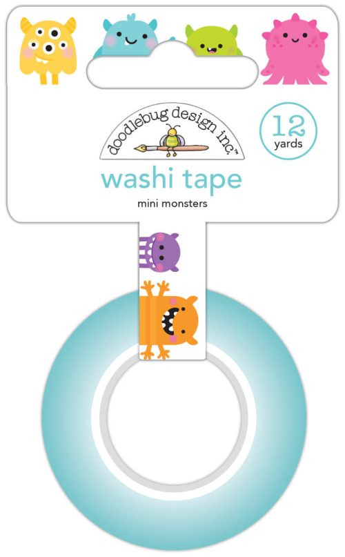 Monster madness - washi tape - mini monsters
