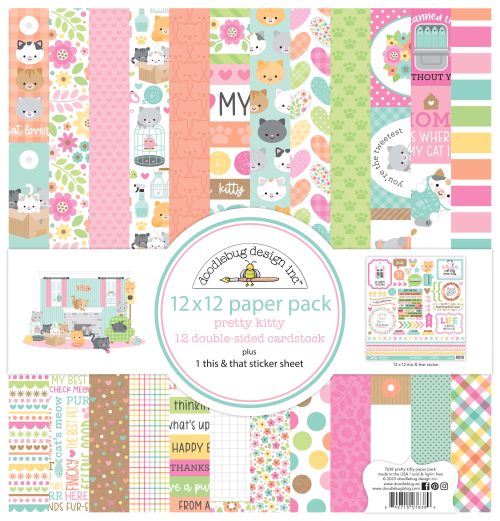 Paper pack 12x12 - Pretty kitty