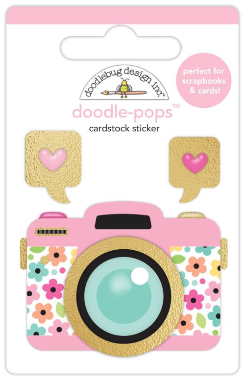 Calcomania con dimensión - doodlepop - pretty picture
