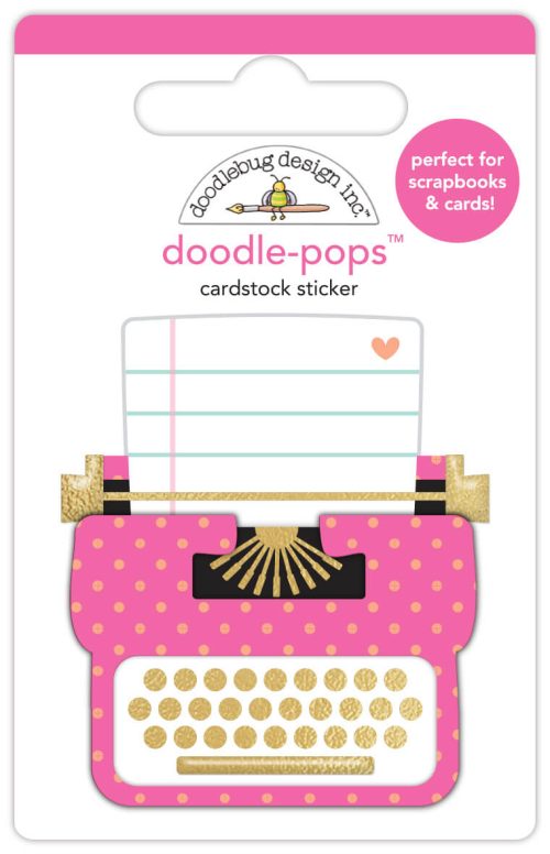 Calcomania cn dimensión - Doodlepop - pen pal.