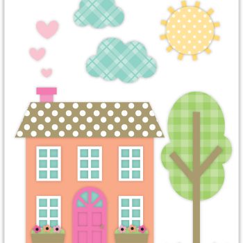 Suaje o troquel - hello again - home sweet home