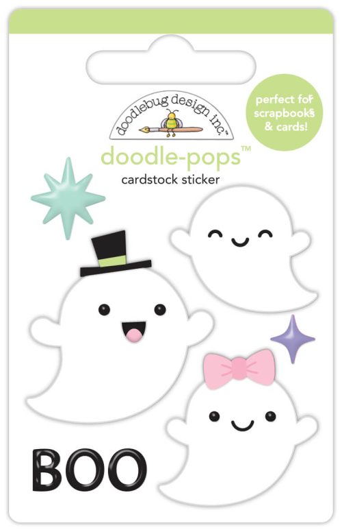 Calcomania dimensional - Doodlepop - boo crew