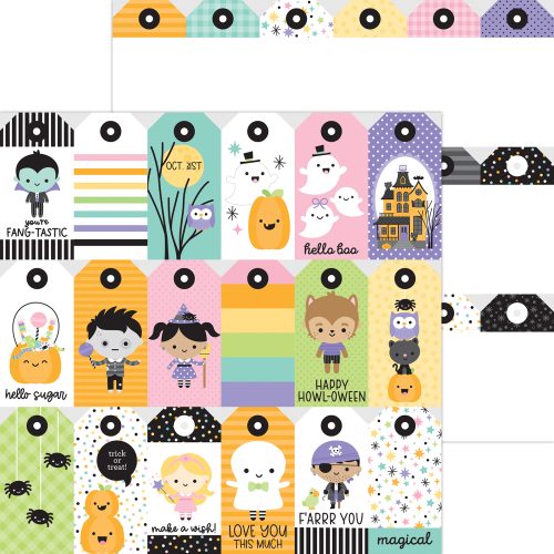 Papel 12x12 - Sweet & Spooky - Hello sugar