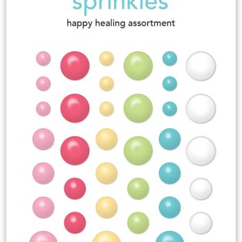 Calcomania con epoxy - Sprinkles - happy healing