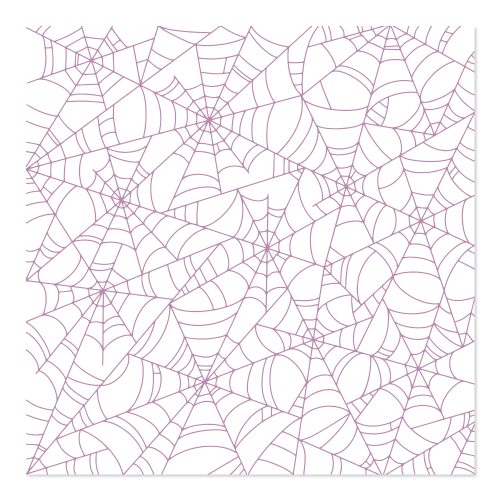 Acetato 12"x12" - WITCH - telaraña rosa