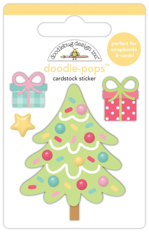 Calcomanias dimensional - Doodlepop - deck the halls