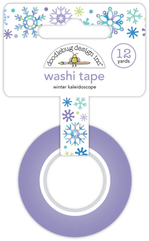 Washi tape - snow much fun - witer kaleidoscope