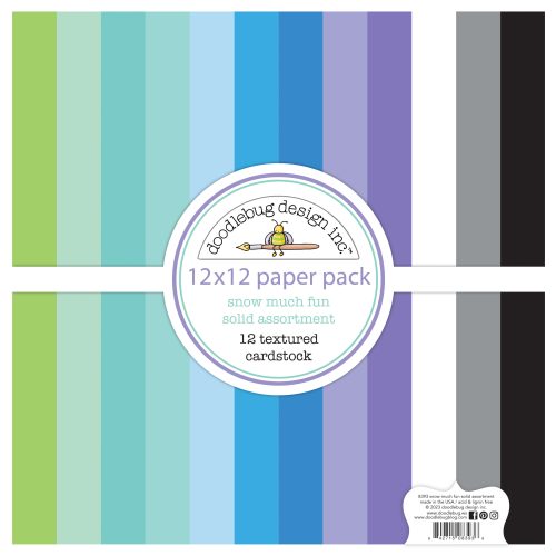 Paquete de cardstock - 12x12 - Snow much fun