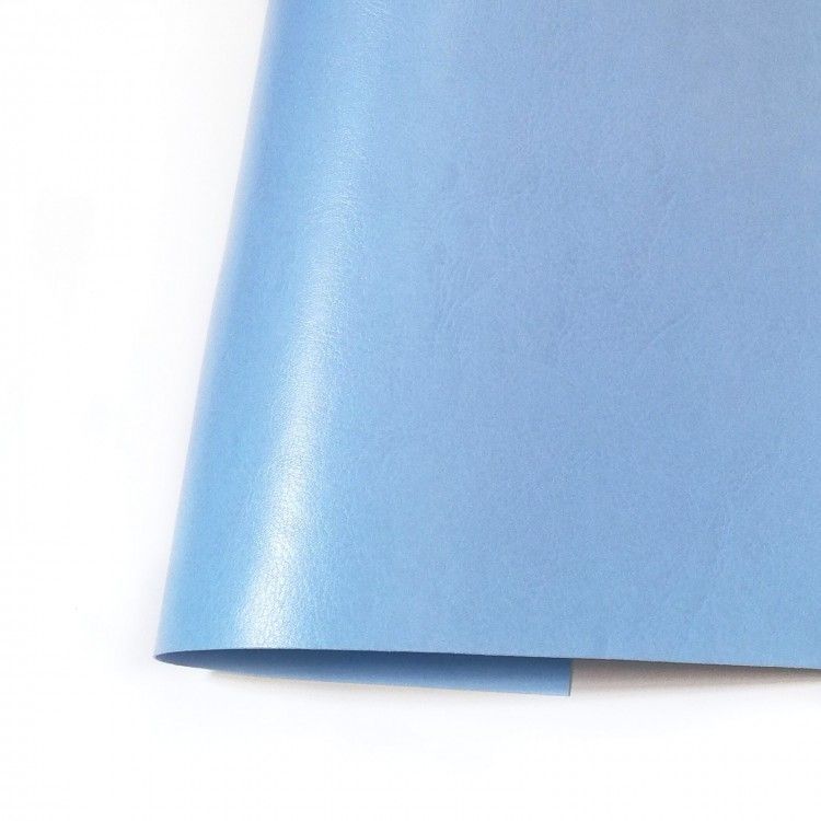 Ecopiel satinada - azul cielo