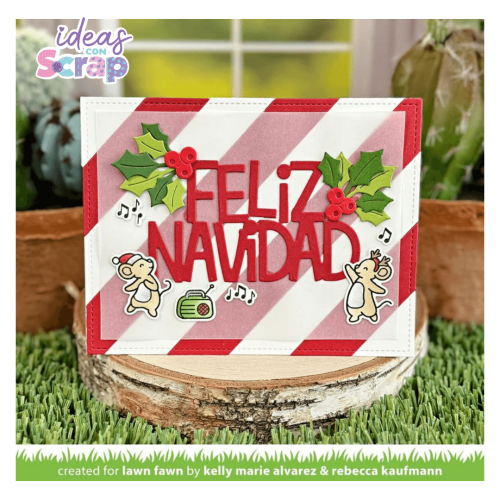 Troquel - Lawn fawn - Giant Feliz Navidad - Imagen 2