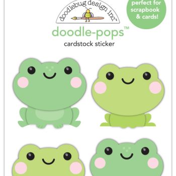 Calcomania dimensional – Doodle-pop – Hoppy to see you