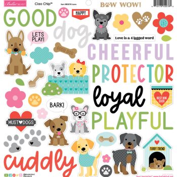 Figuras de cartón - Bow Wow - Ciao Chipboard Icons