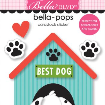 Calcomania con dimensión - Best Dog - Bella-pops