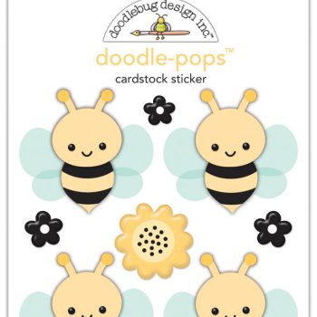 Calcomania dimensional – Doodle-pop – busy bees