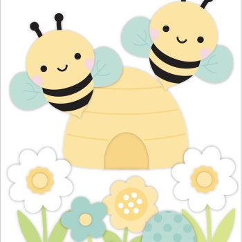 Troquel - doodle cuts - Busy bee