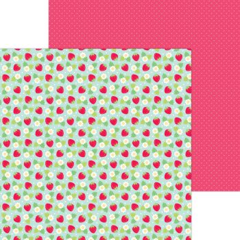 Papel 12x12 - berry sweet double-sided cardstock