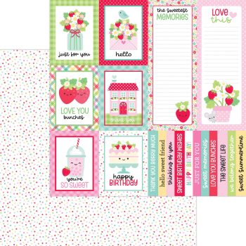 Papel 12x12 - berry sweet - sweet spot double
