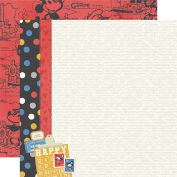 Papel 12x12 - Say Cheese Classic Mouse - 4x6 Elements