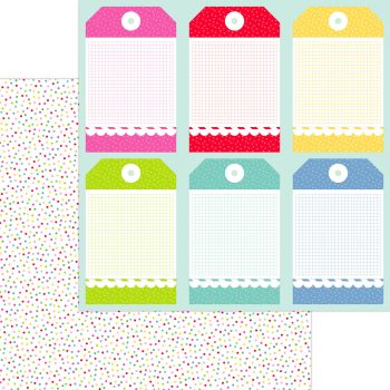 Papel 12x12 - oh what fun - spot of cheer double-sided cardstock