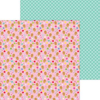 Papel 12x12 - oh what fun - cookies & candy double-sided cardstock
