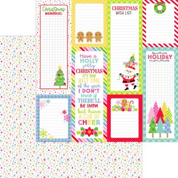 Papel 12x12 - oh what fun - merry magic double-sided cardstock