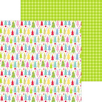 Papel 12x12 - oh what fun - all spruced up double-sided cardstock