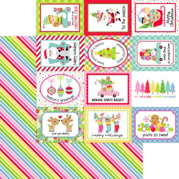 Papel 12x12 - merry & bright double-sided cardstock