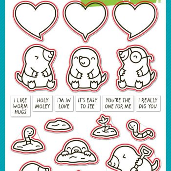 Sello + troquel coordinado - a mole lot of love