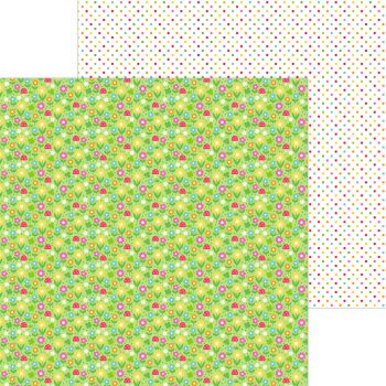 Papel 12x12 - Lucky me - clover patch